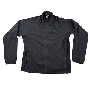 Patagonia Traverse Jacket Mens XL Black Lightweight Stretch Full Zip